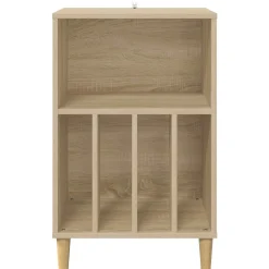 vidaXL Draaitafelstand Sonoma Eiken 47 x 39,5 x 74,5 cm Bewerkt hout
