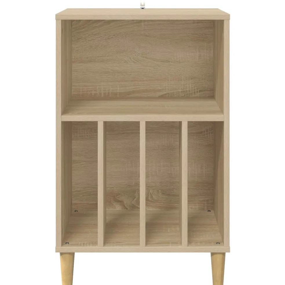 vidaXL Draaitafelstand Sonoma Eiken 47 x 39,5 x 74,5 cm Bewerkt hout