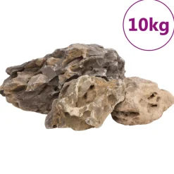 vidaXL Drakenstenen 10 kg 10-40 cm grijs