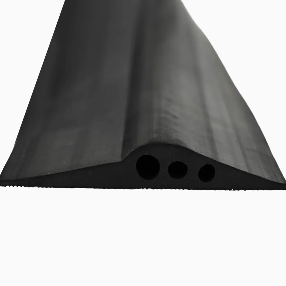 vidaXL Drempelprofiel voor garagedeur 112 x 20 mm 1 m EPDM-rubber