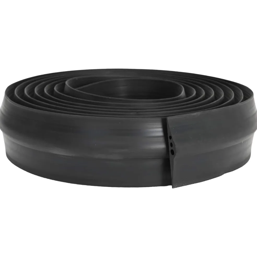 vidaXL Drempelprofiel voor garagedeur 112 x 20 mm 1 m EPDM-rubber