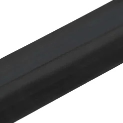 vidaXL Drempelprofiel voor garagedeur Zwart 75 x 12 mm 1 m EPDM-rubber