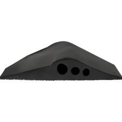 vidaXL Drempelprofiel voor garagedeur Zwart 75 x 12 mm 1 m EPDM-rubber
