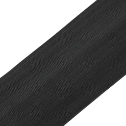 vidaXL Drempelprofiel voor garagedeur Zwart 75 x 12 mm 1 m EPDM-rubber