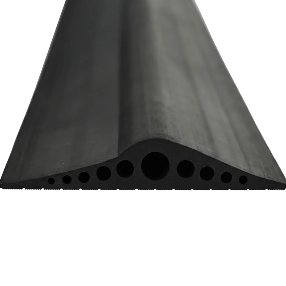 vidaXL Drempelprofiel voor garagedeur 155 x 28 mm 1 m EPDM-rubber