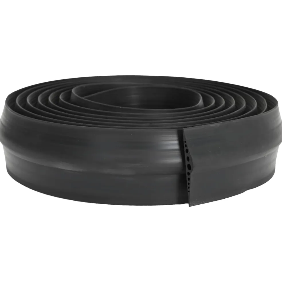vidaXL Drempelprofiel voor garagedeur 155 x 28 mm 1 m EPDM-rubber