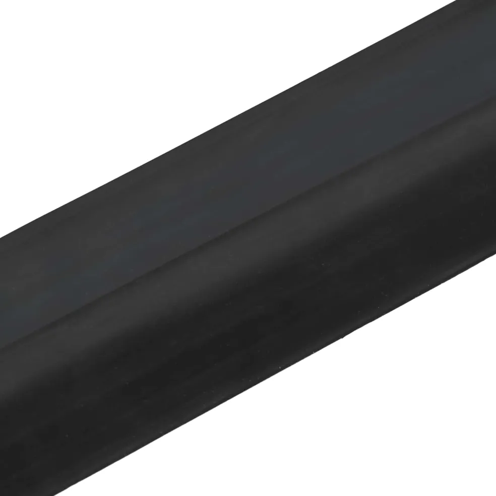 vidaXL Drempelprofiel voor garagedeur 155 x 28 mm 1 m EPDM-rubber