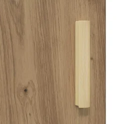 vidaXL Dressoir Artisan Eiken 34,5 x 34 x 90 cm Bewerkt hout