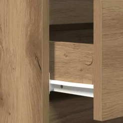 vidaXL Dressoir Artisan Eiken 60 x 35 x 70 cm Bewerkt hout