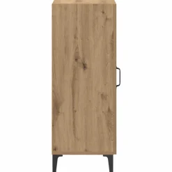 vidaXL Dressoir Artisan Eiken 34,5 x 34 x 90 cm Bewerkt hout