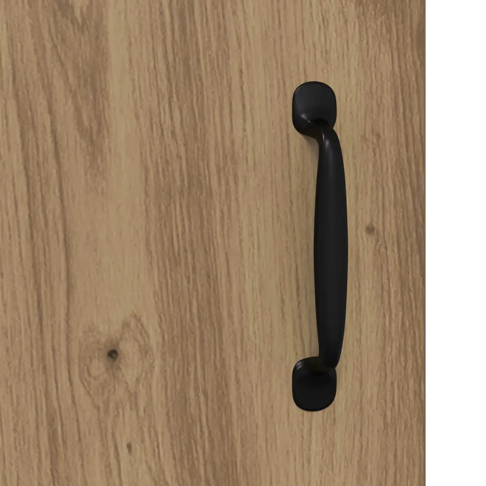 vidaXL Dressoir Artisan Eiken 34,5 x 34 x 90 cm Bewerkt hout