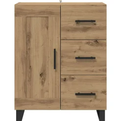 vidaXL Dressoir Artisan Eiken 69,5 x 34 x 90 cm