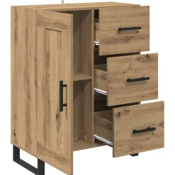 vidaXL Dressoir Artisan Eiken 69,5 x 34 x 90 cm