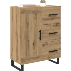 vidaXL Dressoir Artisan Eiken 69,5 x 34 x 90 cm