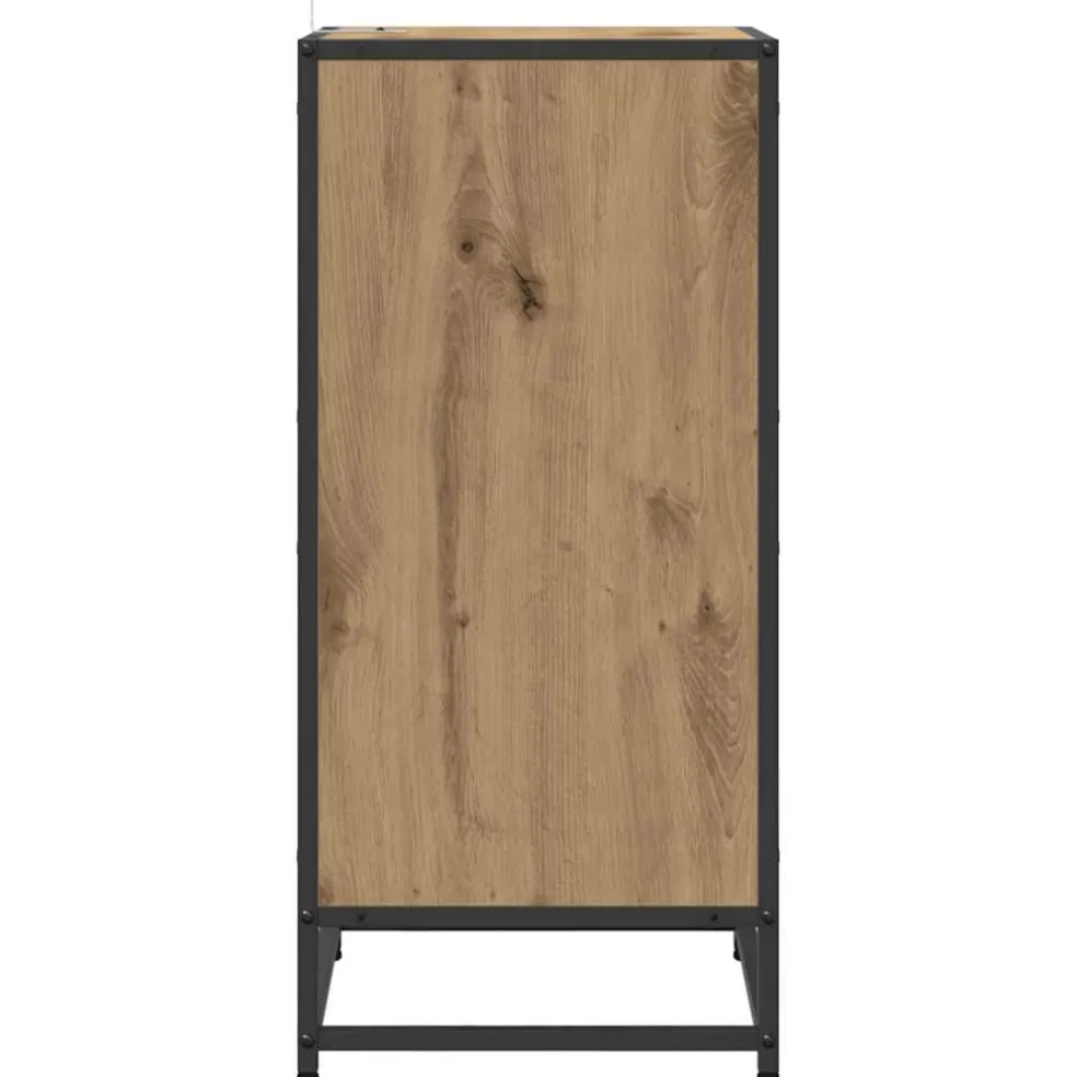 vidaXL Dressoir Artisan Eiken 35,5 x 35 x 76 cm