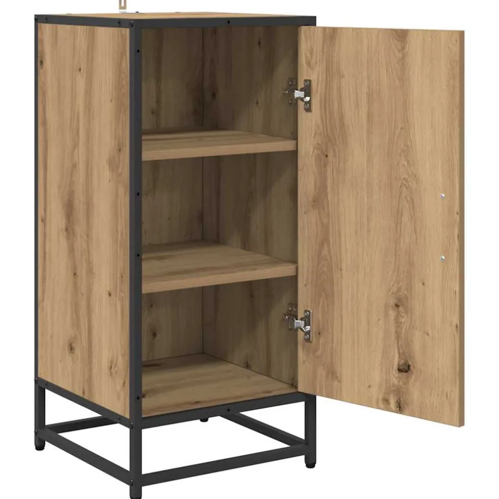 vidaXL Dressoir Artisan Eiken 35,5 x 35 x 76 cm
