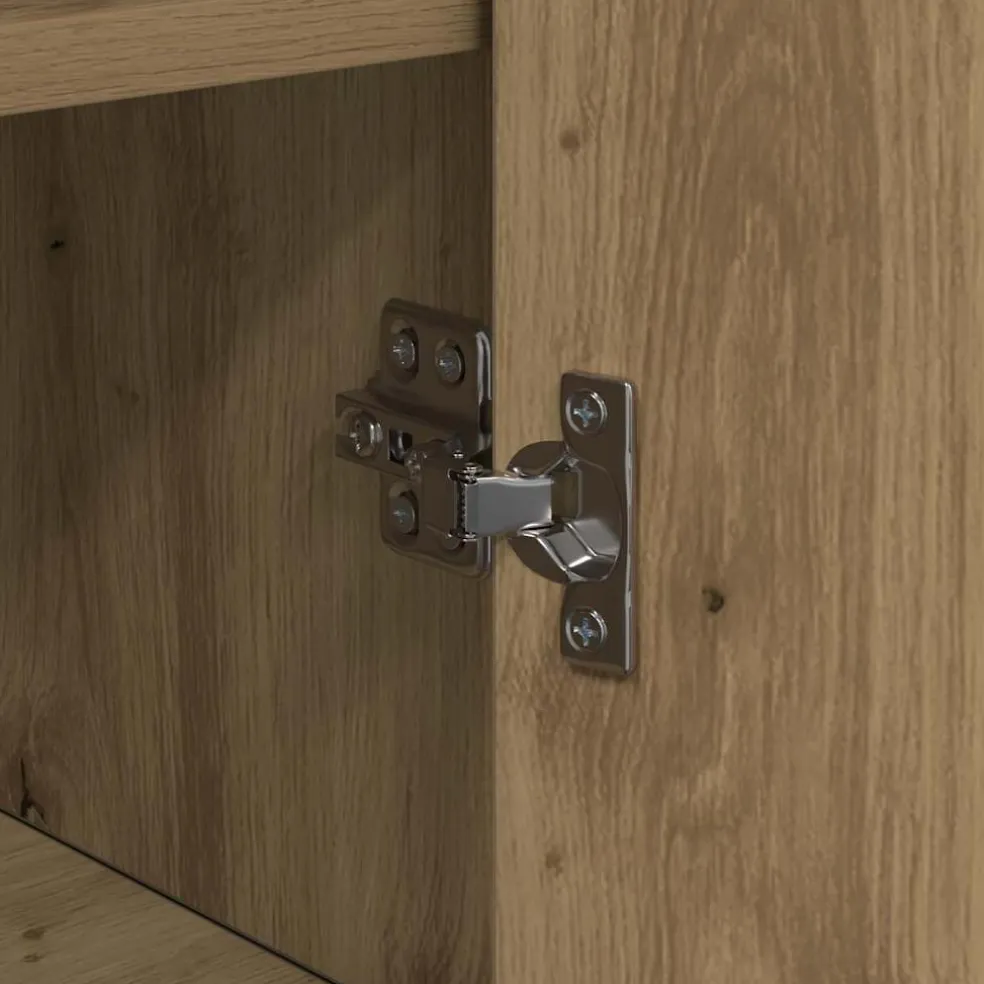 vidaXL Dressoir Artisan Eiken 35,5 x 35 x 76 cm