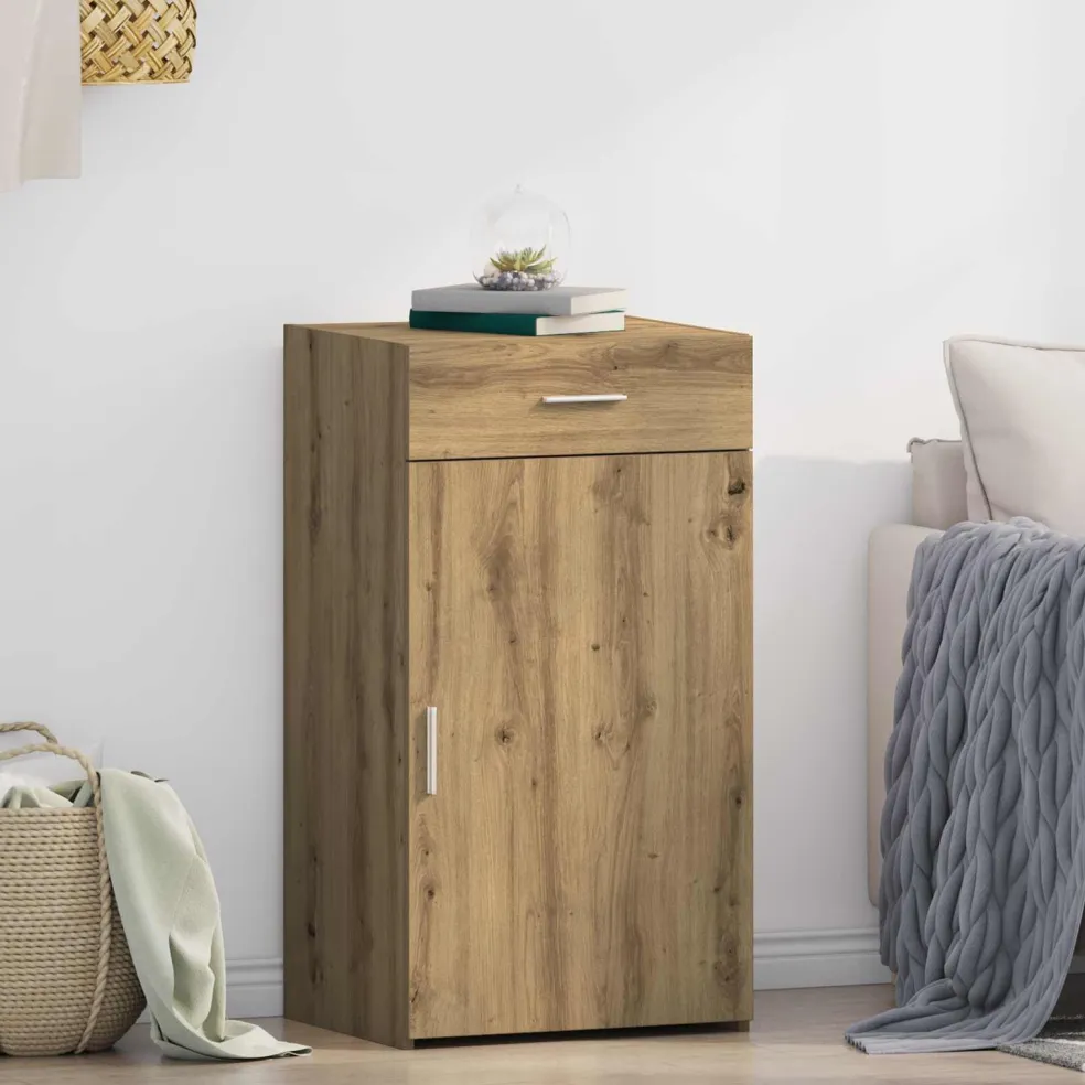 vidaXL Dressoir Artisan Eiken 50 x 42,5 x 93 cm