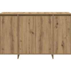vidaXL Dressoir Artisan Eiken 120 x 41 x 75 cm Bewerkt hout