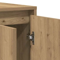 vidaXL Dressoir Artisan Eiken 120 x 41 x 75 cm Bewerkt hout