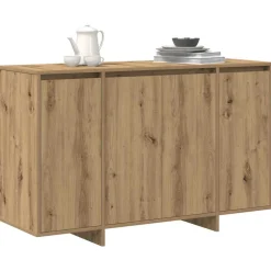 vidaXL Dressoir Artisan Eiken 120 x 41 x 75 cm Bewerkt hout