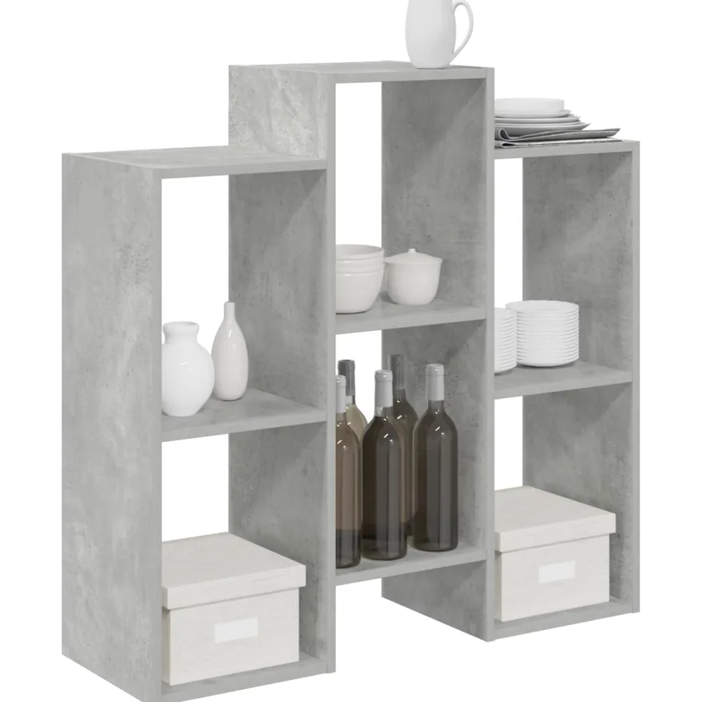 vidaXL Dressoir Beton Grijs 90 x 30 x 90 cm