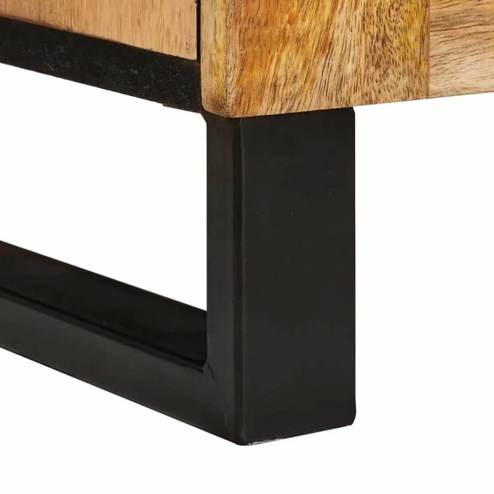 vidaXL Dressoir Bruin 60 x 33 x 75 cm Massief Mango Hout