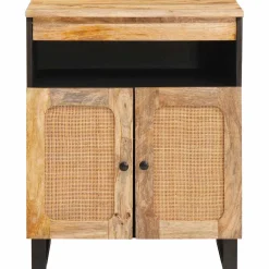vidaXL Dressoir Bruin 60 x 33 x 75 cm Massief Mango Hout