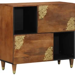 vidaXL Dressoir Bruin 80 x 33 x 75 cm Massief Mango Hout