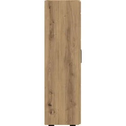 vidaXL Dressoir FLORIN 55,5 x 29 x 100 cm Artisan Eiken Bewerkt hout