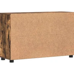 vidaXL Dressoir FLORIN 88,5 x 30,5 x 55,5 cm Gerookt eiken