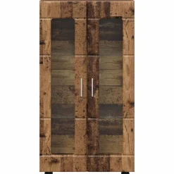 vidaXL Dressoir FLORIN 55,5 x 29 x 100 cm Oudhout Bewerkt hout
