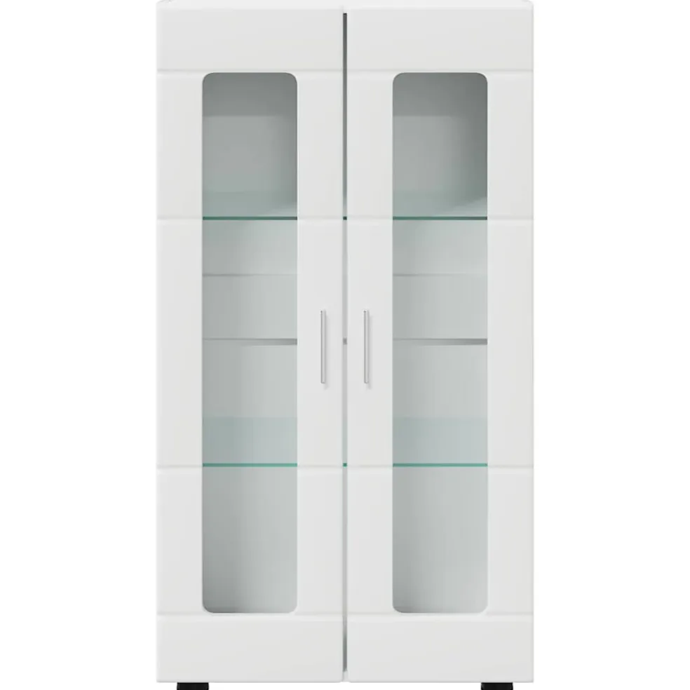 vidaXL Dressoir FLORIN 55,5 x 29 x 100 cm Wit Bewerkt hout