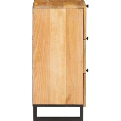 vidaXL Dressoir met lade Bruin 40 x 33 x 75 cm Massief Mango Hout