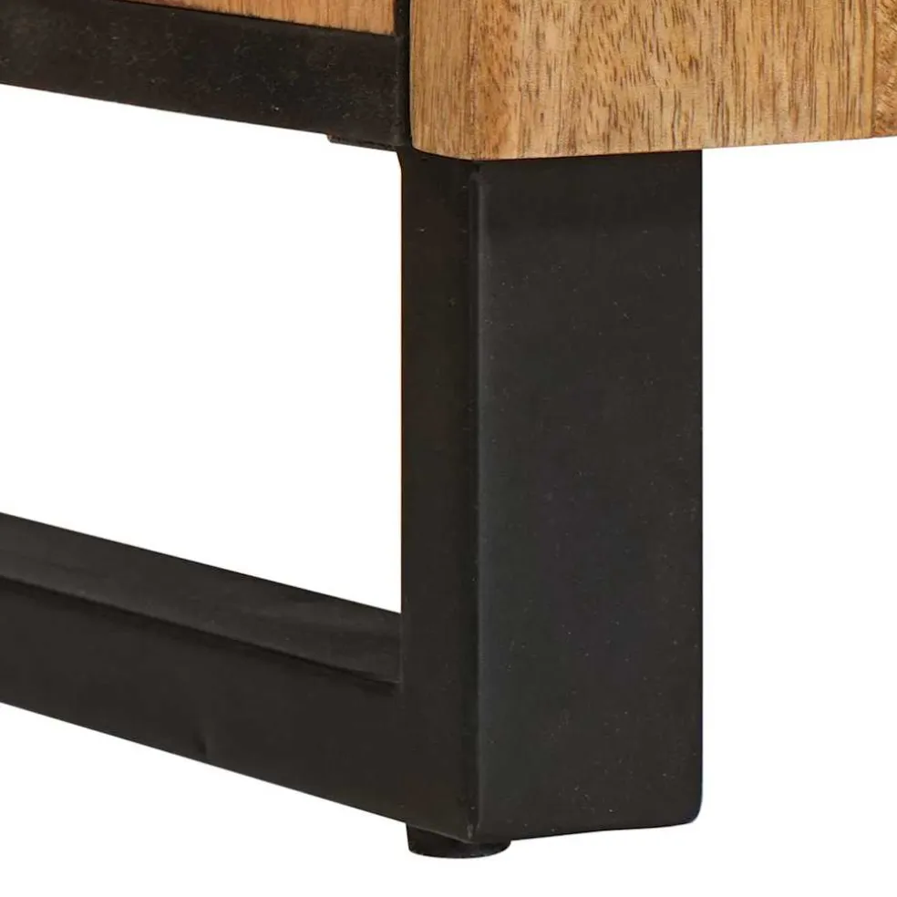 vidaXL Dressoir met lade Bruin 40 x 33 x 75 cm Massief Mango Hout