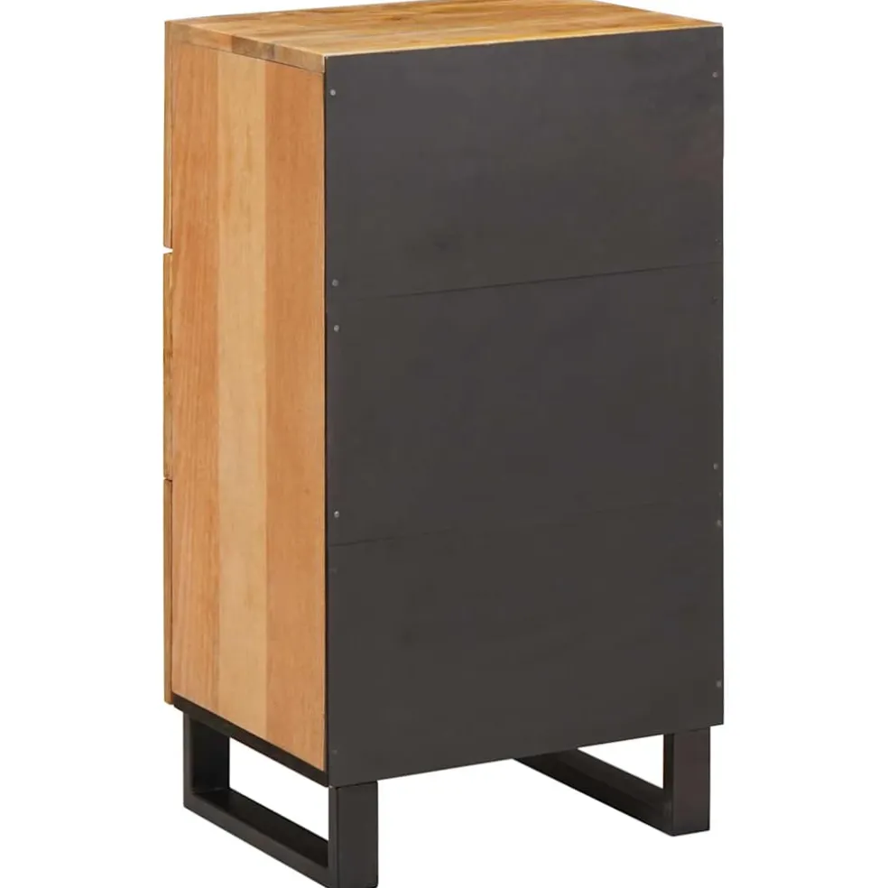 vidaXL Dressoir met lade Bruin 40 x 33 x 75 cm Massief Mango Hout