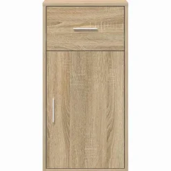vidaXL Dressoir met lade Sonoma Eiken 38 x 34 x 75 cm
