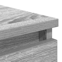vidaXL Dressoir met lades 37,5x35x99 cm spaanplaat grijs Sonoma