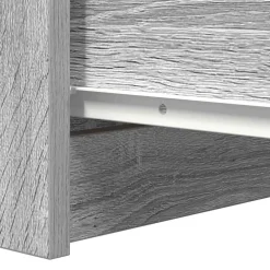 vidaXL Dressoir met lades 37,5x35x99 cm spaanplaat grijs Sonoma