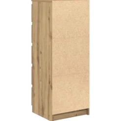 vidaXL Dressoir met lades 37,5x35x99cm spaanplaat artisanaal eikenhout