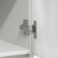vidaXL Dressoir met lade 71x35x65 cm spaanplaat wit