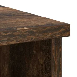 vidaXL Dressoir met lade 101x35x76 cm spaanplaat gerookt eikenkleurig