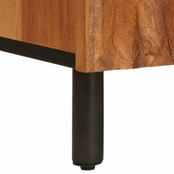 vidaXL Dressoir met plank Acacia Bruine Afwerking 90 x 33 x 75 cm