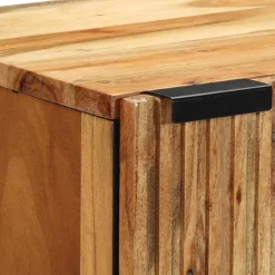 vidaXL Dressoir met plank Bruin 40 x 33,5 x 75 cm Massief Mango Hout