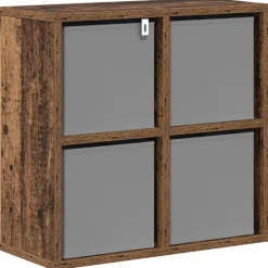 vidaXL Dressoir Oudhout 49,5 x 22 x 47 cm