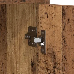 vidaXL Dressoir Oud hout 40 x 36 x 80 cm Bewerkt hout