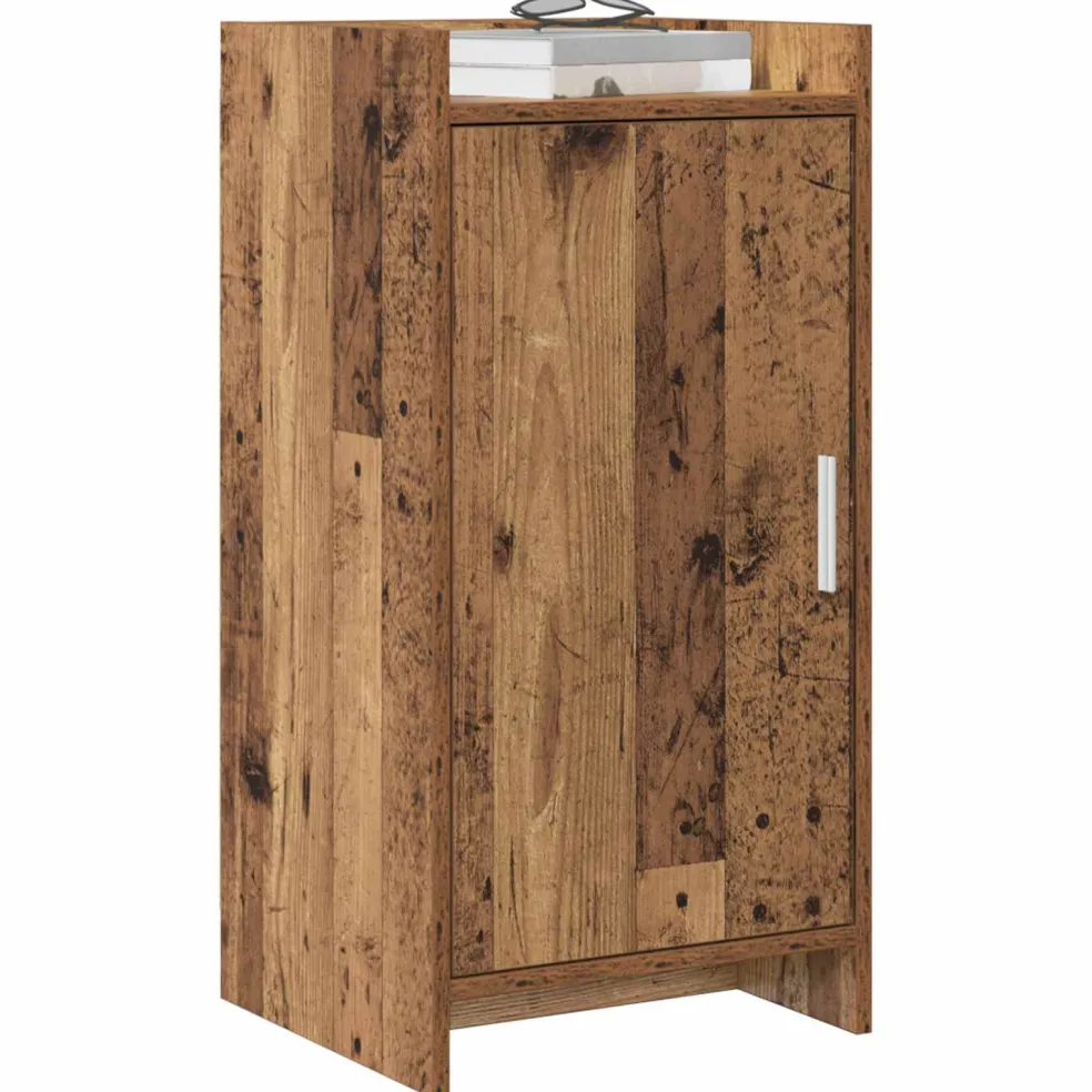 vidaXL Dressoir Oud hout 40 x 36 x 80 cm Bewerkt hout