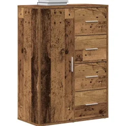 vidaXL Dressoir Oudhout 60 x 31 x 84 cm Bewerkt hout