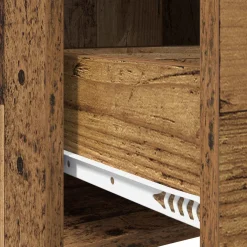 vidaXL Dressoir Oud hout 75 x 36 x 80 cm Bewerkt hout