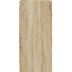 vidaXL Dressoir Sonoma Eiken 75 x 36 x 80 cm Bewerkt hout
